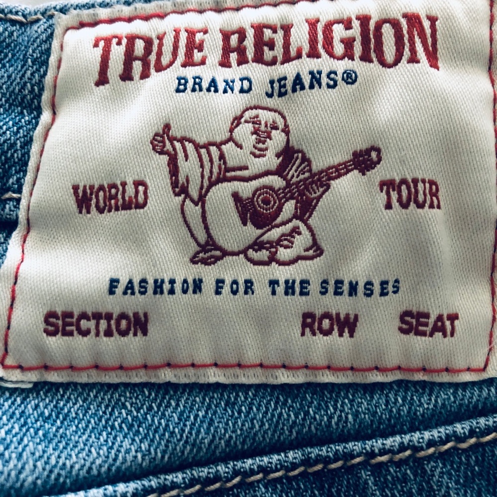 True Religion Skinny Jeans in Medium Blue Wash - Picture 2 of 4